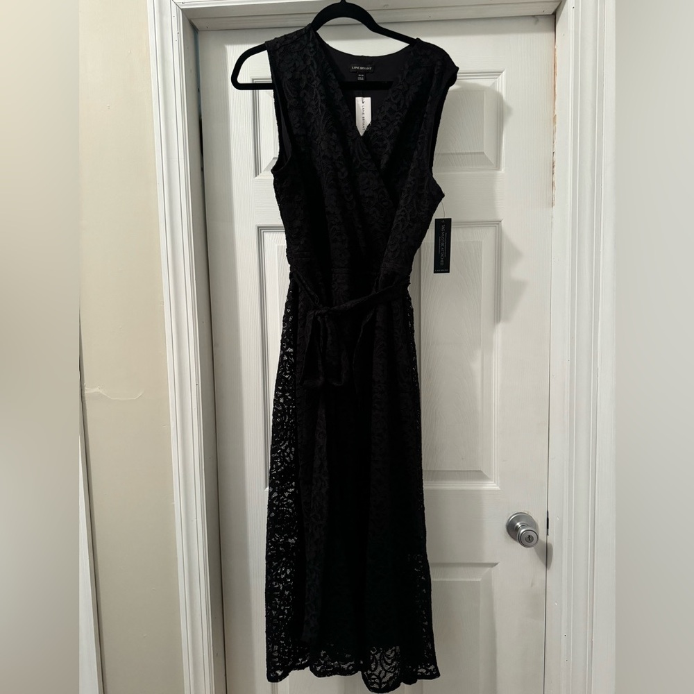 Woman’s Black Lace Dress